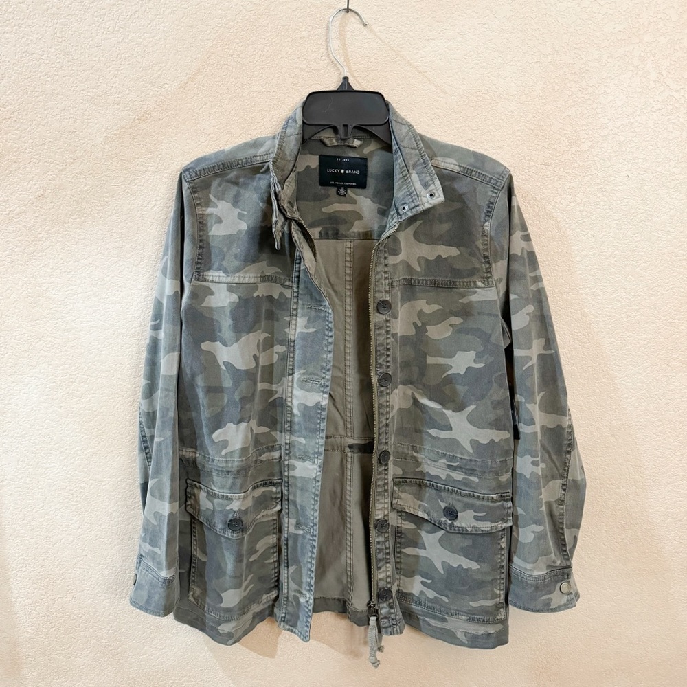 Lucky Brand Camo Jacket NWT size  M